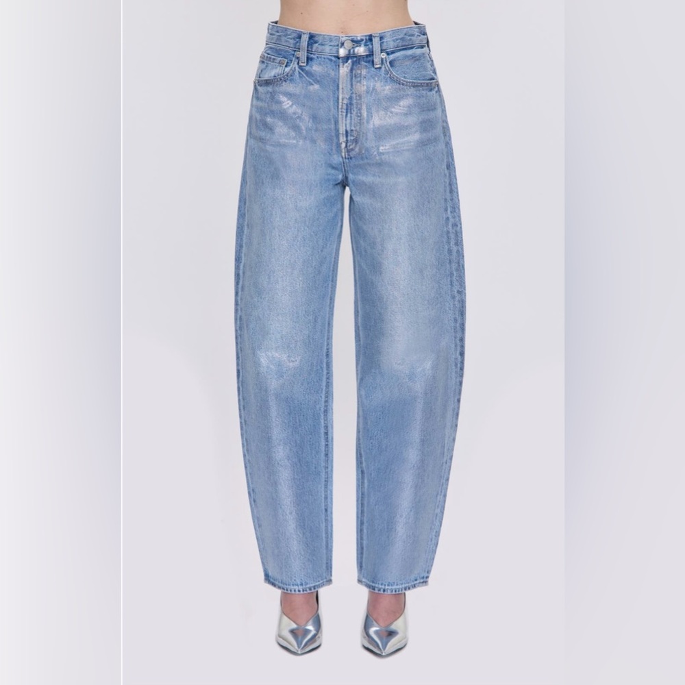 Pistola Wes High Waist Barrel Jeans NWOT Size 26 Color Spellbound